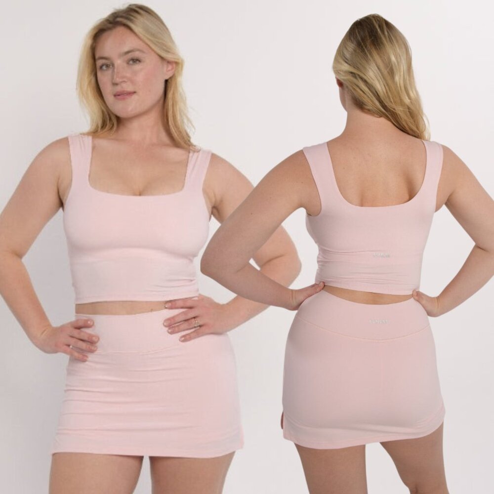 FORM Box Crop Tank - Bloom Pink - Size Large